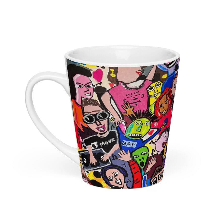'Right here, Right now!' Art Mug - Image 3