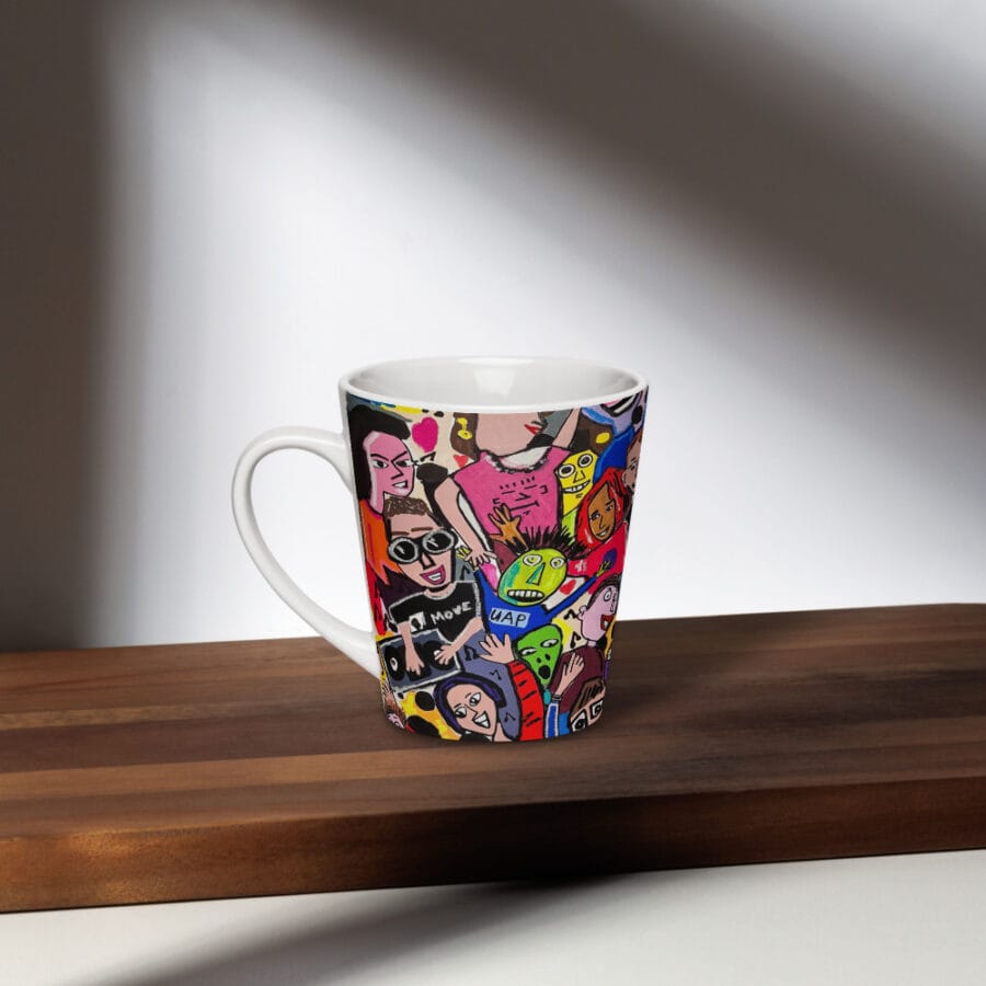 'Right here, Right now!' Art Mug - Image 4