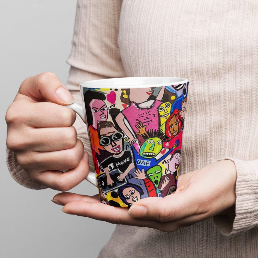 'Right here, Right now!' Art Mug - Image 5