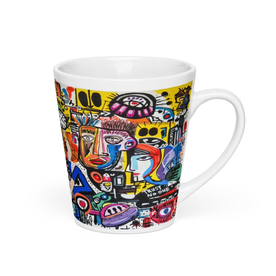 graffiti style art mug