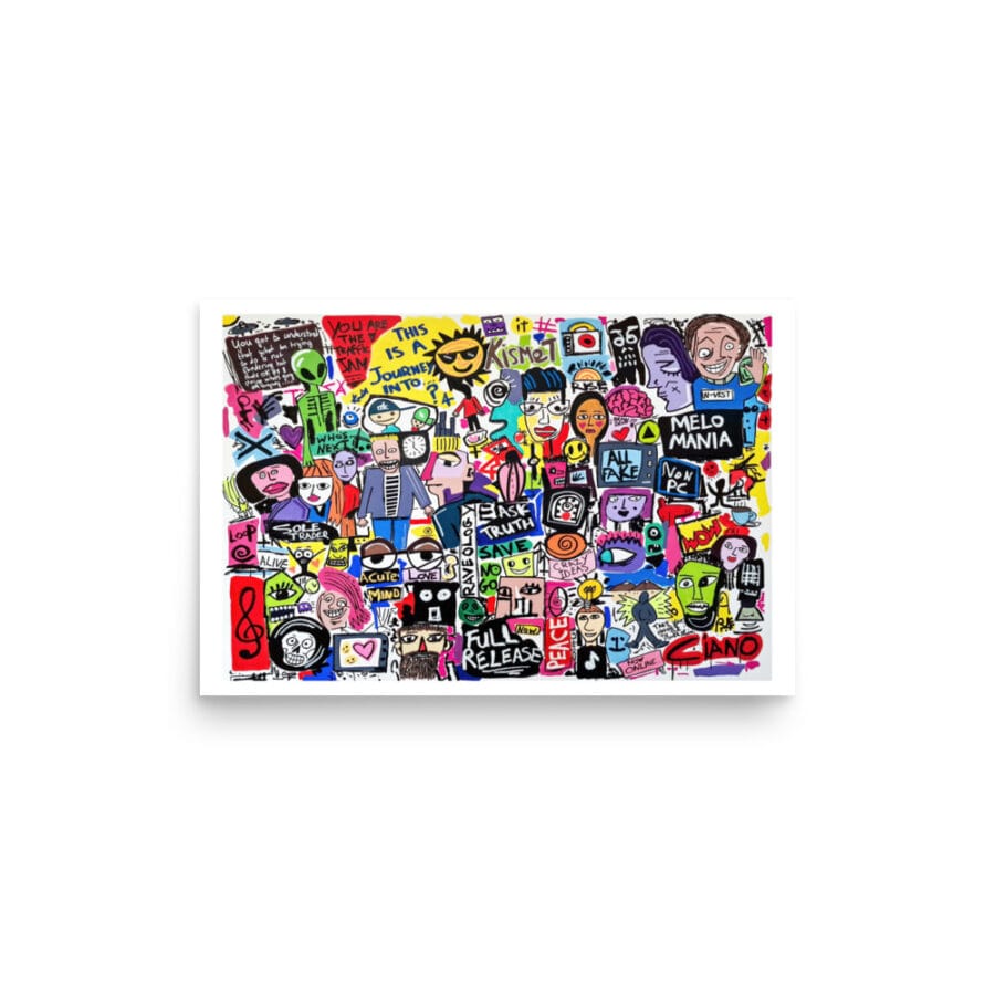Melo Mania – Modern Pop Art Print by Ciano - Image 2