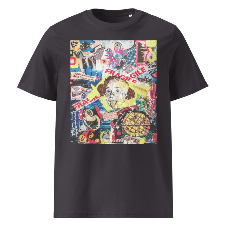 Graphic Collage T-Shirt – Bold Organic Cotton Art by Ciano