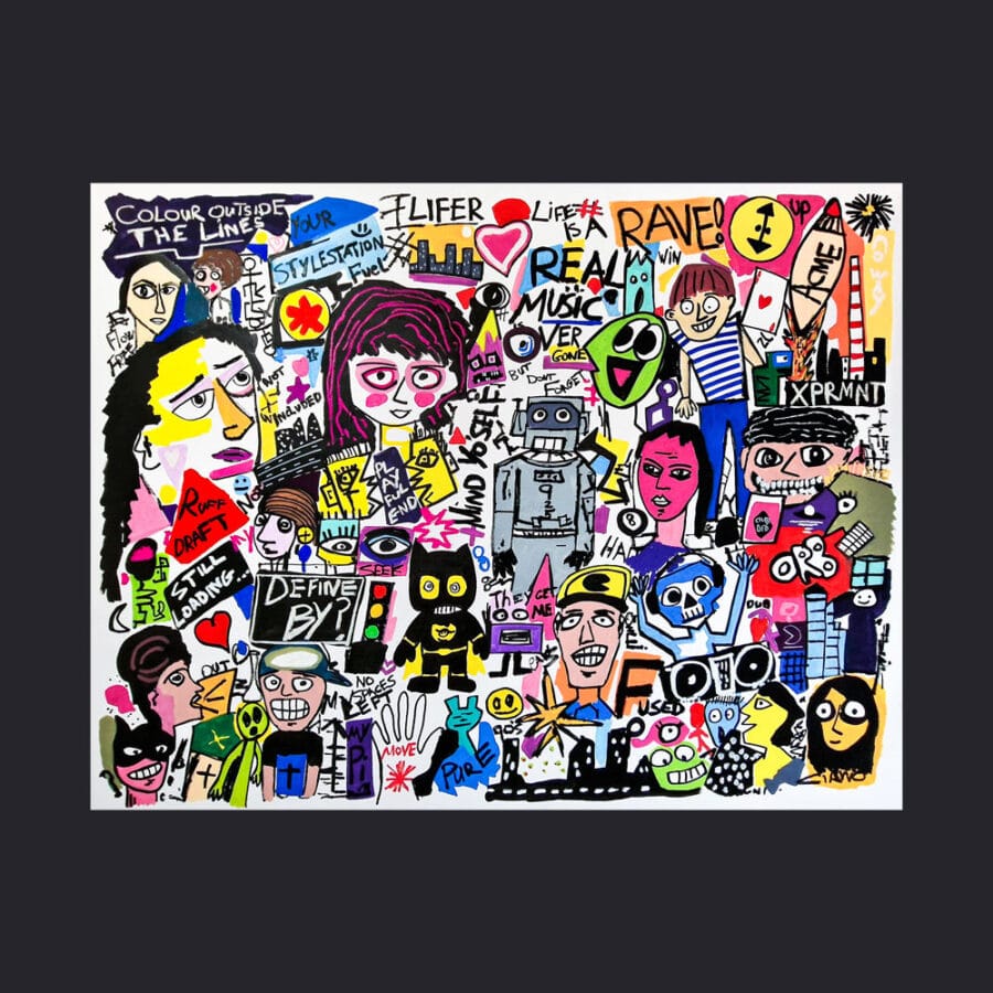 Neo expressionist art for sale by Ciano