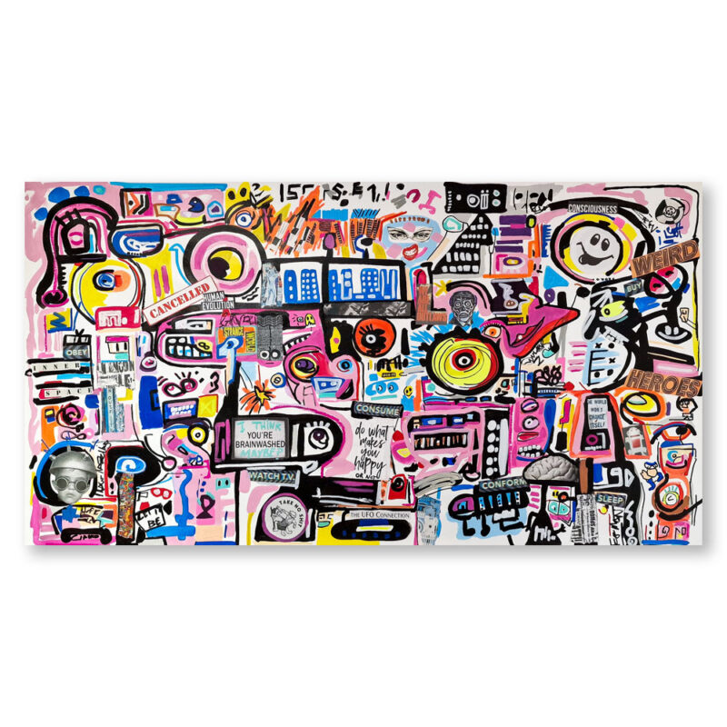 abstract mixed media artwork by Ciano Art