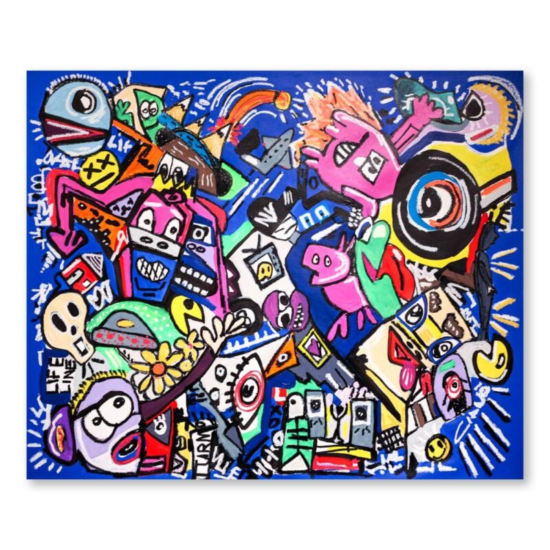 Abstract expressionism painting by Ciano